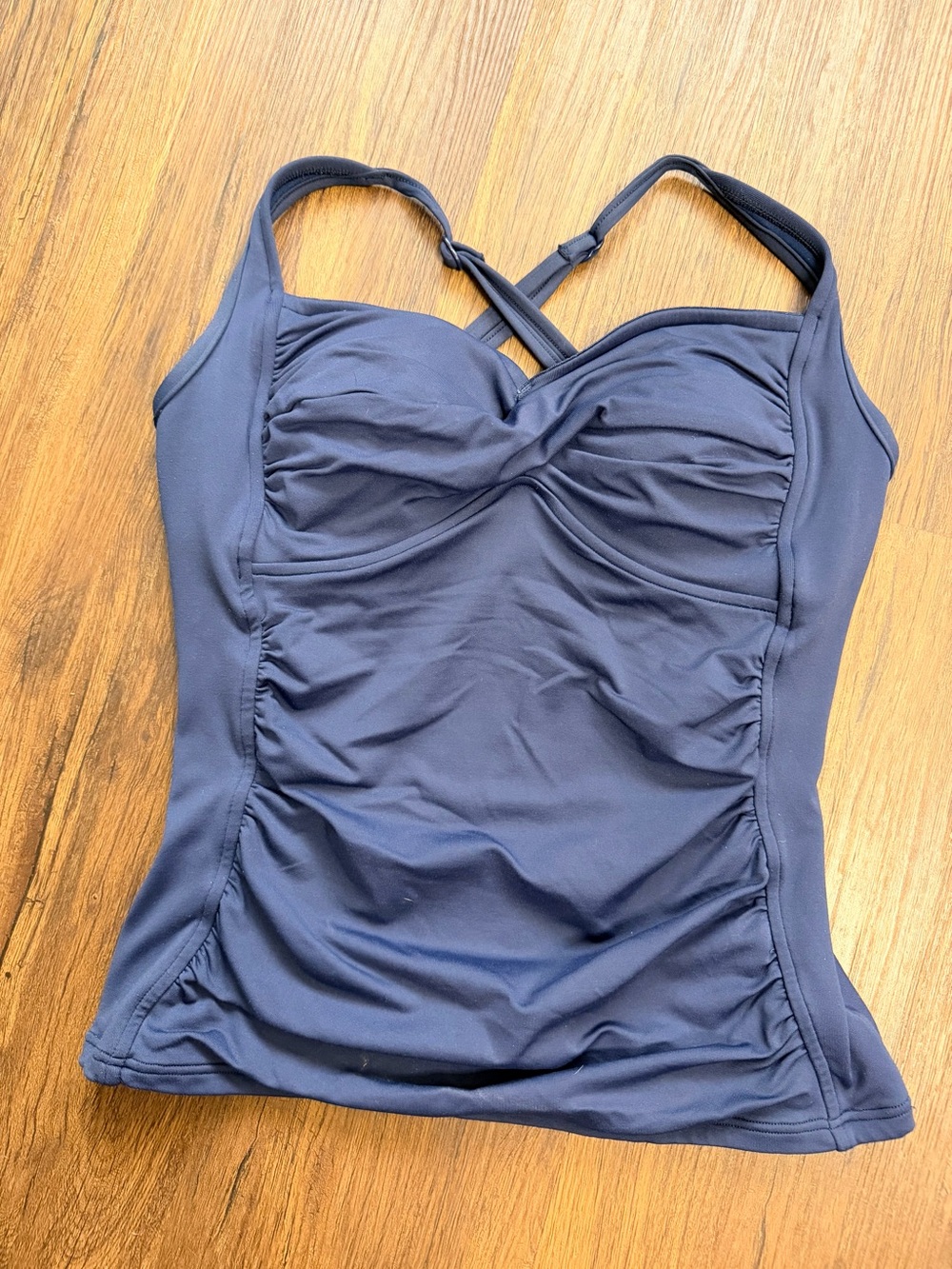 Seafolly Australia Navy Swim Tankini Top